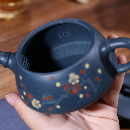 Original Ore Yixing Zisha Tianqing Clay Tea Pot Big Mouth Marked Pot Master Pots