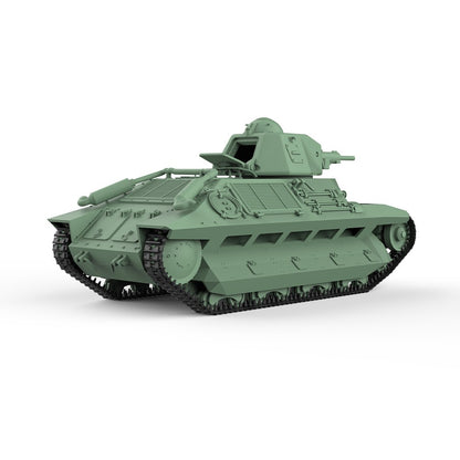 SSMODEL SS87795 1/87 Military Model Kit French R35 With FCM Turret