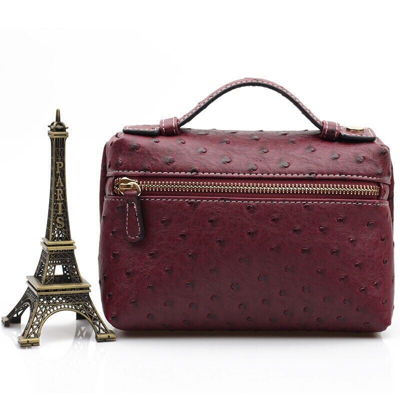 Pattern PU Leather Clutch Bag Women Trendy Make Up Handbag Purse Bag