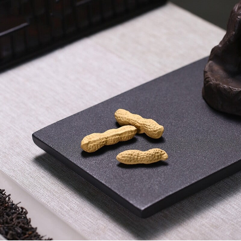 10pcs/lot tea pet peanut at random yixing zisha purple clay table decoration new