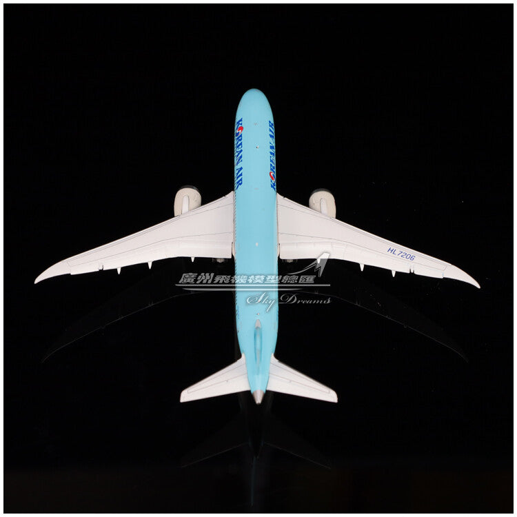 1:400 JC Wings KOREAN AIR BOEING 787-9 Flap Down Airplane Diecast Aircraft Model