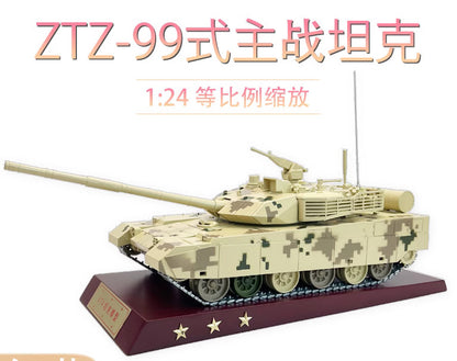 1:24 42CM China VT4 Main Battle Tanks Diecast Military Armor Model Collection
