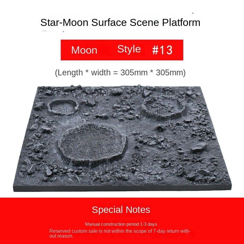 Platform Moon Model Moon Planet Landscape Finished Scene Display Props