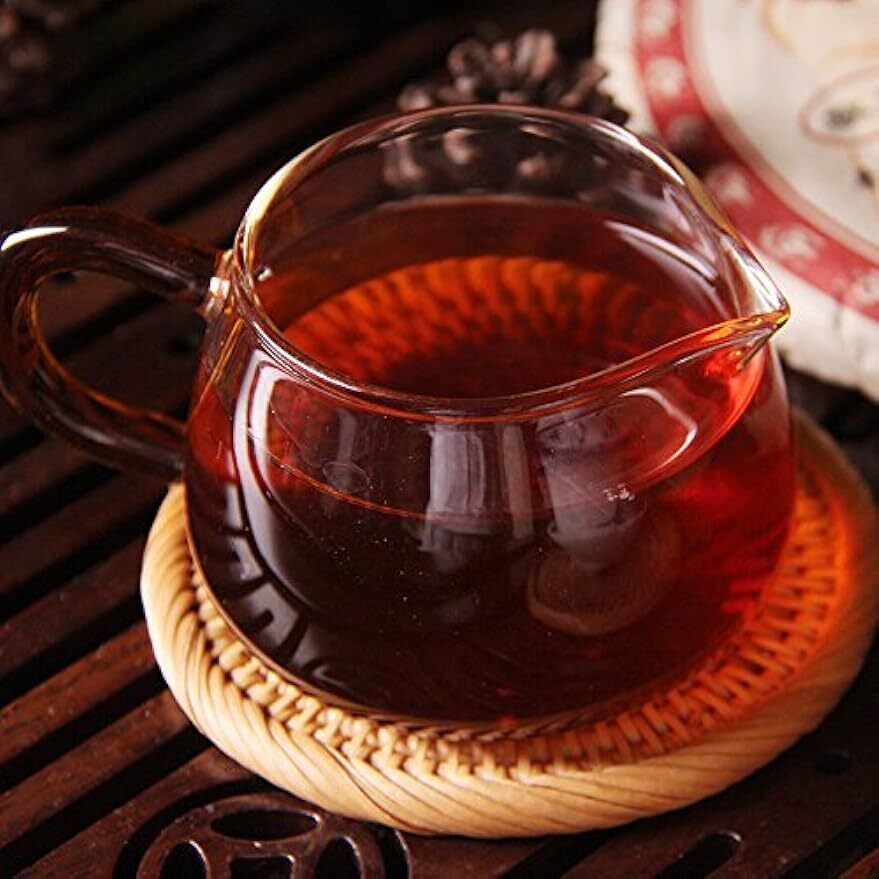 Golden Peacock Premium Shu Puer Cake Ripe Pu-erh Menghai Ripe Puer Tea 357g