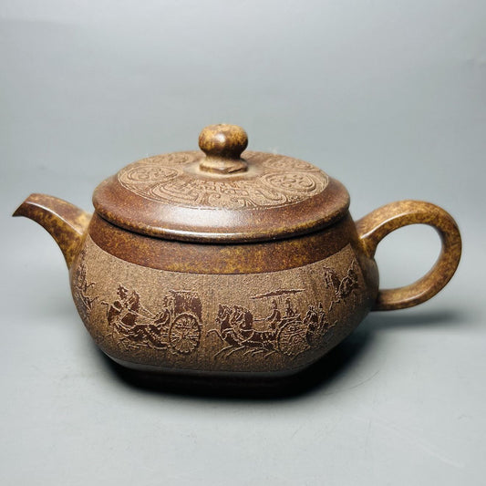 Vintage Chinese Yixing Purple Clay Teapot Zisha Ceremony Ceramic Nice Teaware