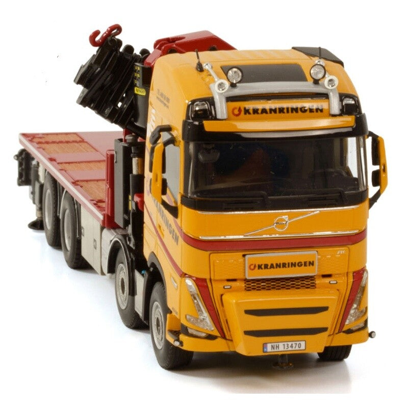 1:50 WSI TRUCK 8X2 PALFINGER PK 780002-SH +JIB Truck-mounted Crane Diecast Model