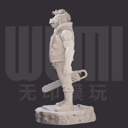 1/24 resin figure model Anime character Pighead Man Unassembled unpainted