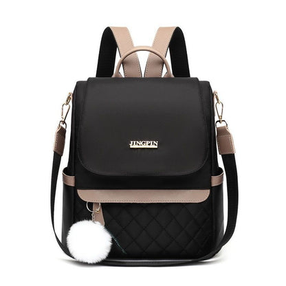 Anti-Theft Travel Oxford Cloth Backpack Shopping Bag Teenager Bookbag 29*28*15CM