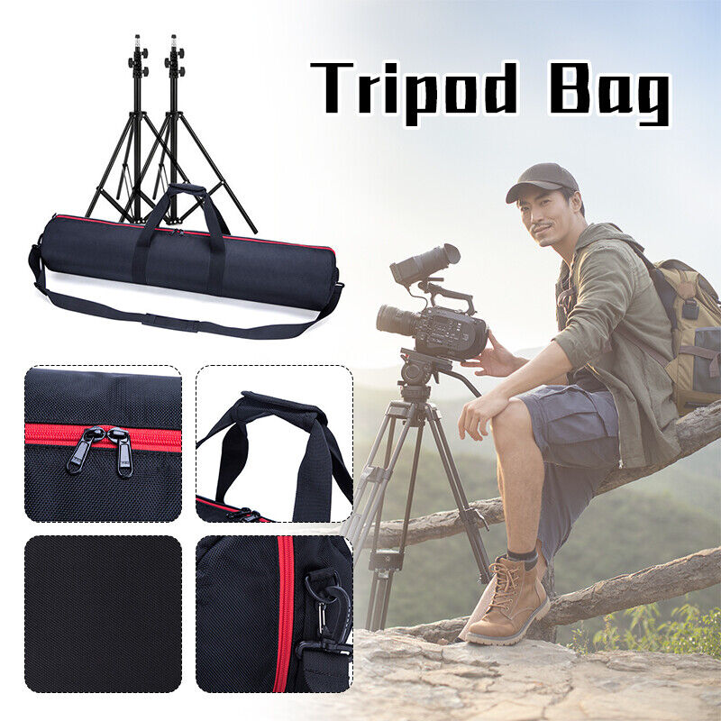 Photo Studio Tripod Bag Light Stand Travel Shockproof Padded Carry Case 65-120cm