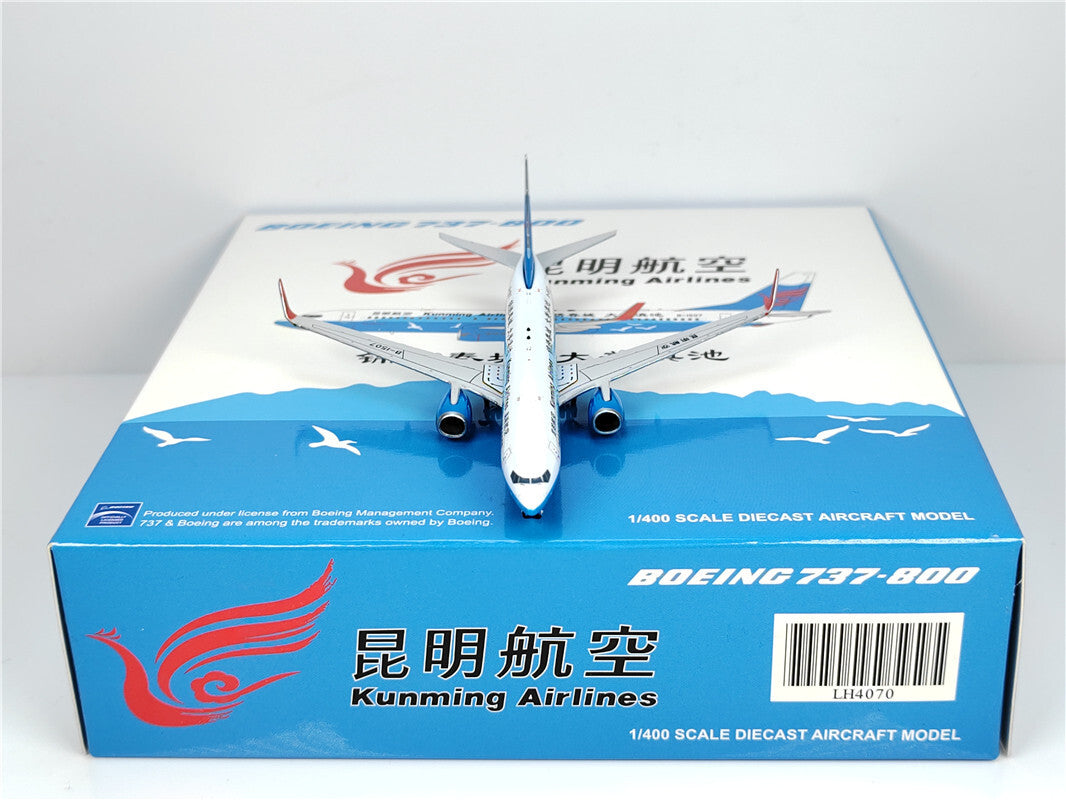 1:400 JC Wings KUNMING AIRLINES BOEING B737-800 Airplane Diecast Aircraft Model