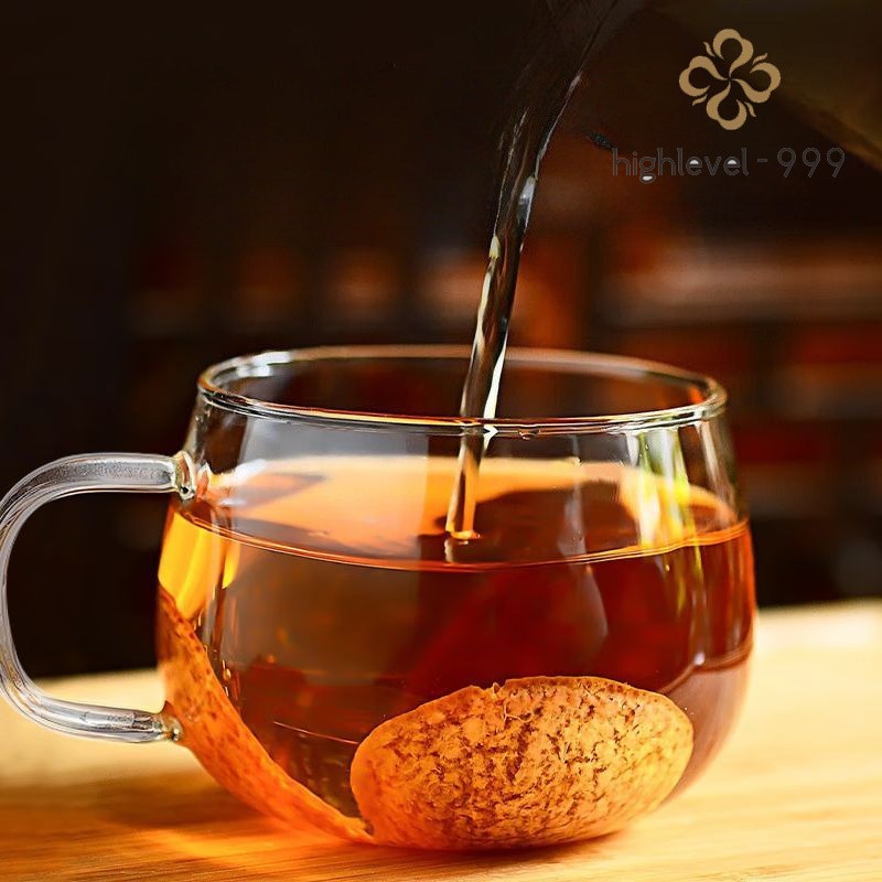 250g Herbal Tea Jingfushan Aged Sun Dried Golden Old Chenpi Red Tangerine Peel