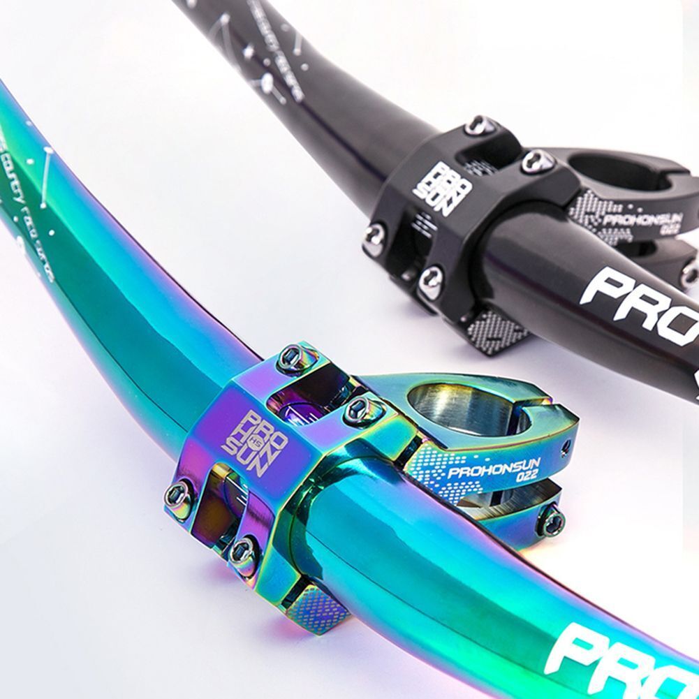 1pc Aluminum Alloy Hollow Bike Riser Stem Ultra-light Mtb Bicycle Handlebar 0°