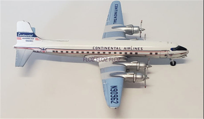 for AeroClassics for CONTINENTAL Airlines for Douglas DC-6 N90962 1:400 Model