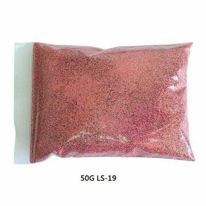 50G/Bag Holographic Glitter Nail Art Decoration Powder Pigment Laser Dust Sequin