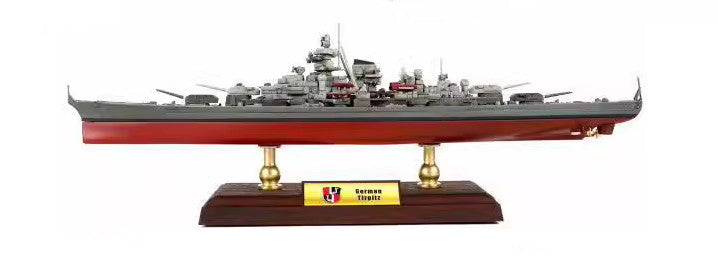 1:700 36CM FOV WWII GERMAN NAVY TIRPITZ Battleship Diecast Carrier Warship Model