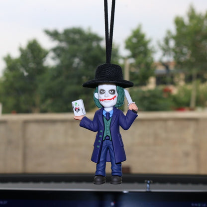 Rearview mirror accessories suspension decoration clown car pendant pendant