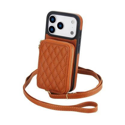 Crossbody Wallet Case for iPhone 17 Pro Max/Air/17 Pro/17 Zipper Handbag Purse