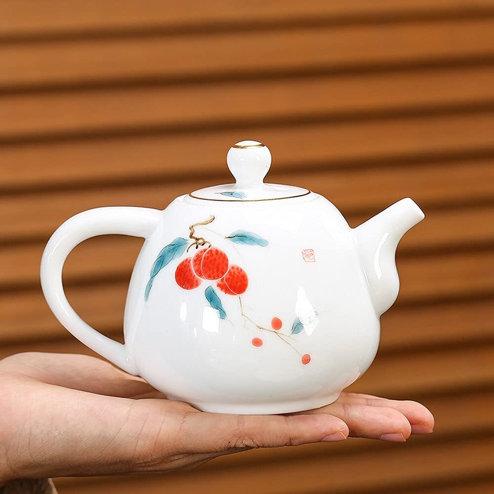 250ml Underglaze Painted Porcelain Teapot Hand Painted Kung Fu Tea Set Kettle