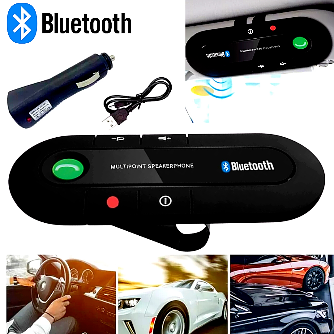 Cargador USB Transmisor Reproductor MP3 Bluetooth Altavoz Manos Libres Adaptador
