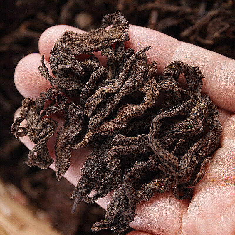 1991 Yunnan Pu'er Tea Zhang Xiang Ancient Tree Puer Ripe Bamboo Basket Pack 300g