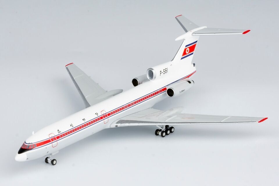 1:400 NG Model Chosonminhang Tupolev TU-154B Airplane Diecast Aircraft Model