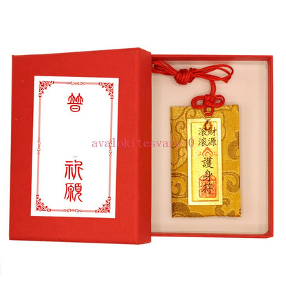 Amulet Key Pendant Wealth Attraction Safety Talisman Good Luck Pendant
