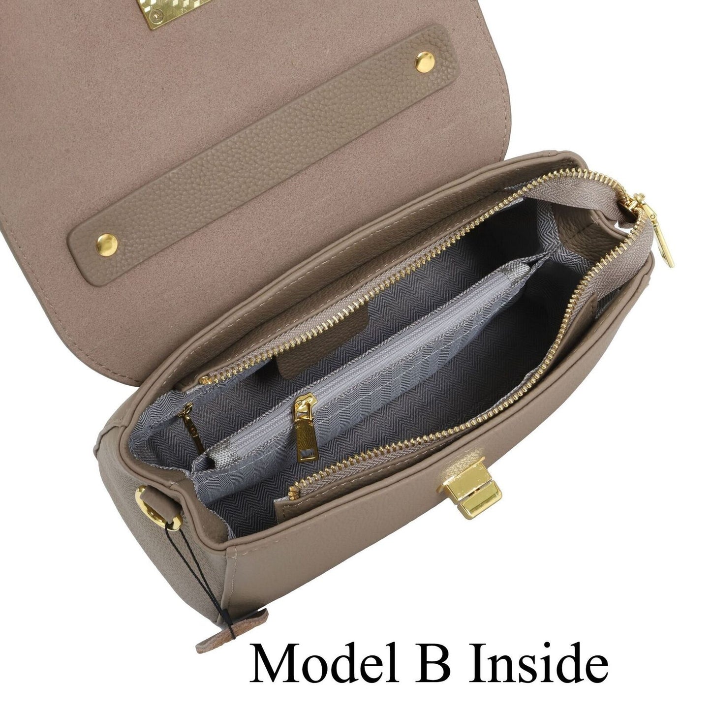 White Elegant Tote Bag Genuine Leather Handbag Cowhide Shoulder Crossbody Bags