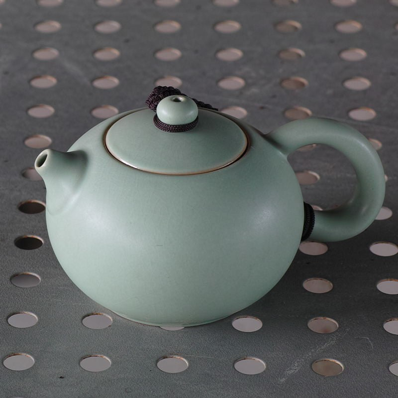 Tea Pot Luxury Ruyao Teapot Pottery Xishi Pot Ru Kiln Pot For Black Tea Puer Tea