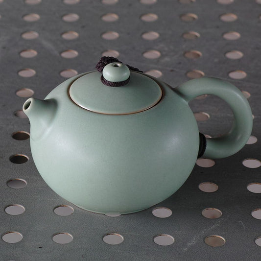Tea Pot Luxury Ruyao Teapot Pottery Xishi Pot Ru Kiln Pot For Black Tea Puer Tea
