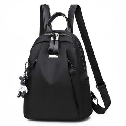 Backpack Shoulder Bag Oxford Traveling Student Book Purses Polyester 1 PC Khaki
