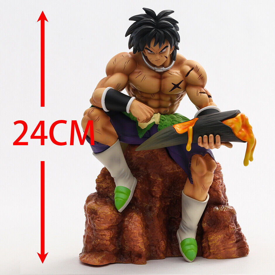 Dragon Ball Sitting Posture Broly Broli PVC Action Figure Statue Model Toy Gift