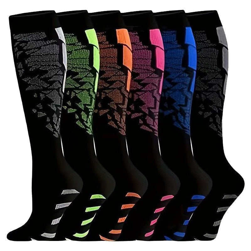 5/6pairs Compression Socks Stockings Womens Mens Knee High Medical