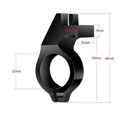 Electric Scooter Display Seat Aluminum Bracket 22mm Diameter Handlebar 6*3.3*2.5