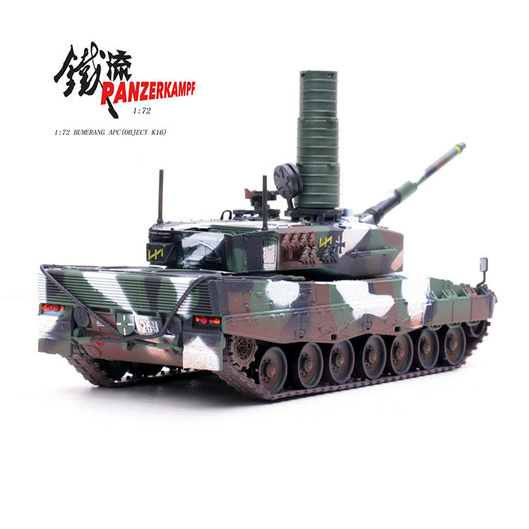 1/72 German Leopard 2A4 Main Battle Tank Model Decoration Winter Painting Model