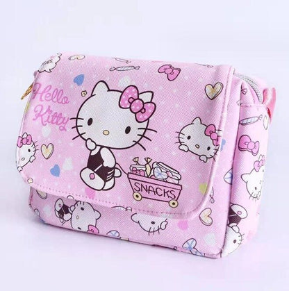 Girl Gift Kuromi My Melody Cinnamoroll Hello Kitty Crossbody Shoulder Bag Zipper