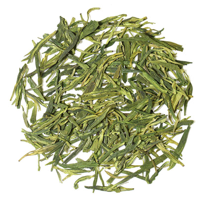 GOARTEA Spring Anji Bai Cha Long Jing Green Tea White Dragon Well Green Tea-