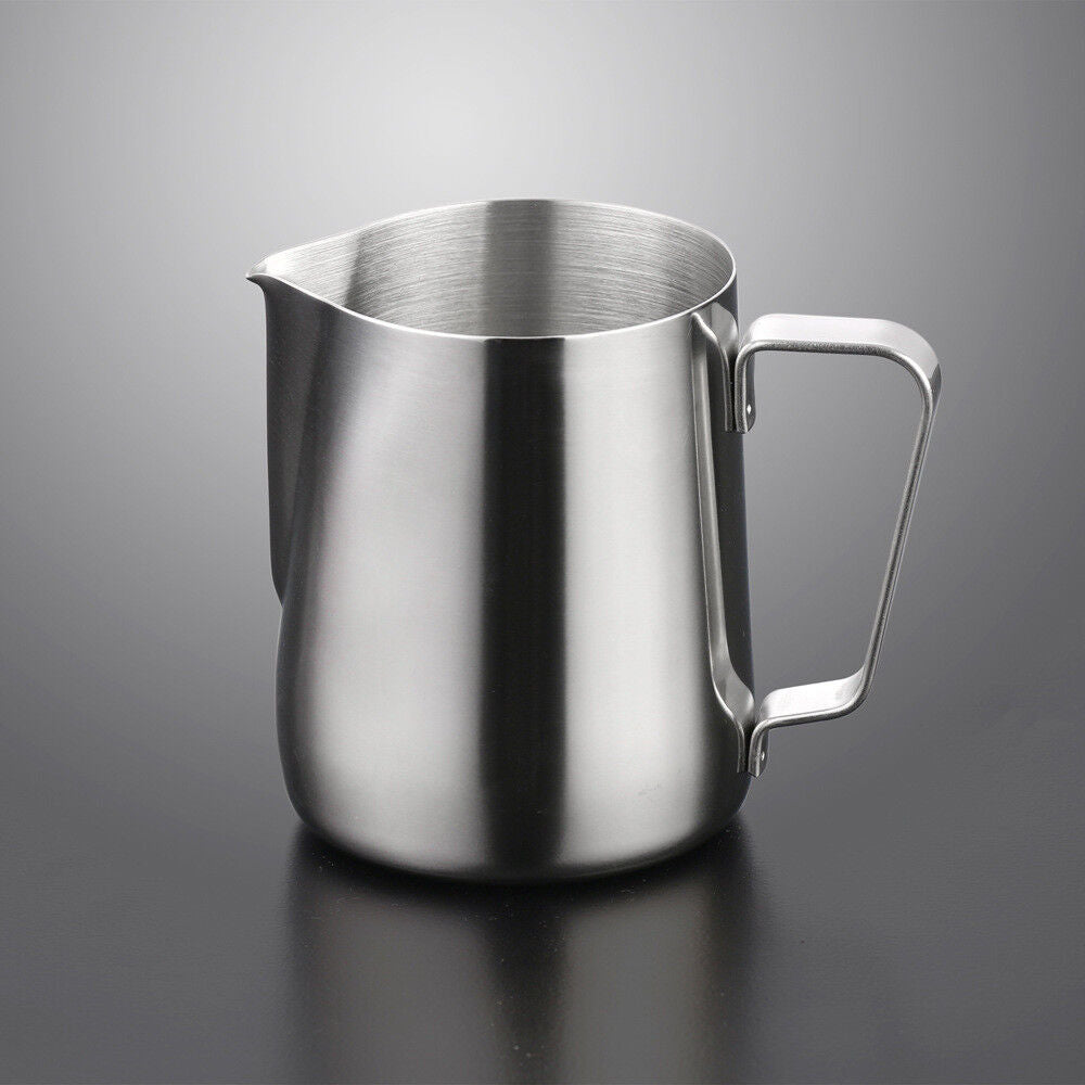 100-1500ML Barista Espresso Coffee Pitcher Latte Milk Cup Frothing Jug Steam New