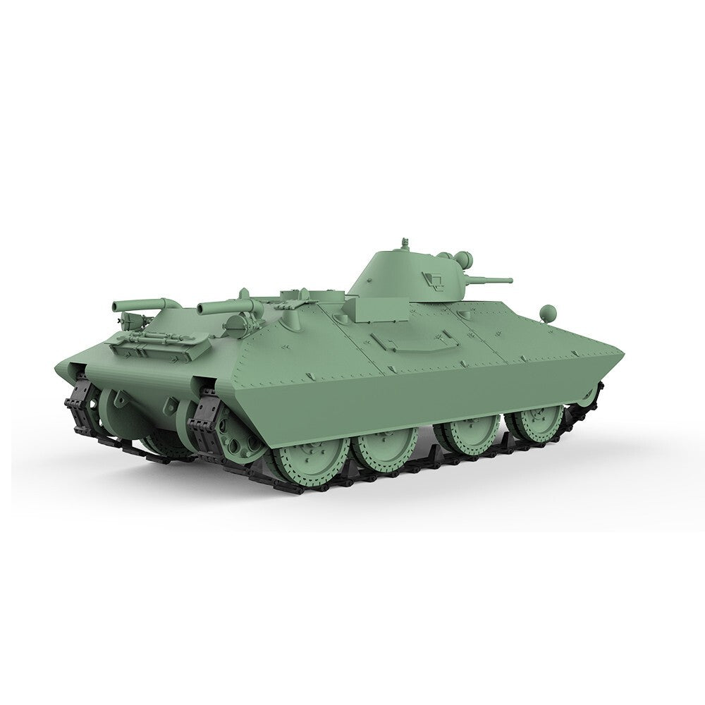 SSMODEL SS87590 1/87 HO Scale Railway Military Model Kit Soviet BT-SV Light Tank