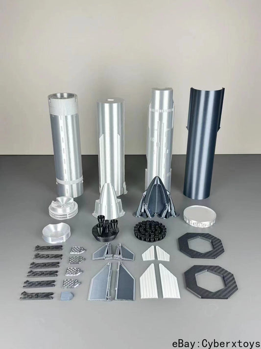 1:200 SpaceX Starship Super Heavy Propulsion Rocket Model Loose Parts Assemble