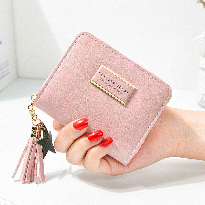 Fashion Small Women Zipper Wallet Leather Coin Bag Credit Card Mini Purse Clutch