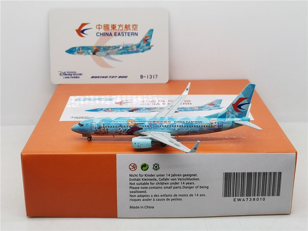 1:400 JC Wings CHINA EASTERN B737-800 Passenger Airplane Diecast Aircraft Model