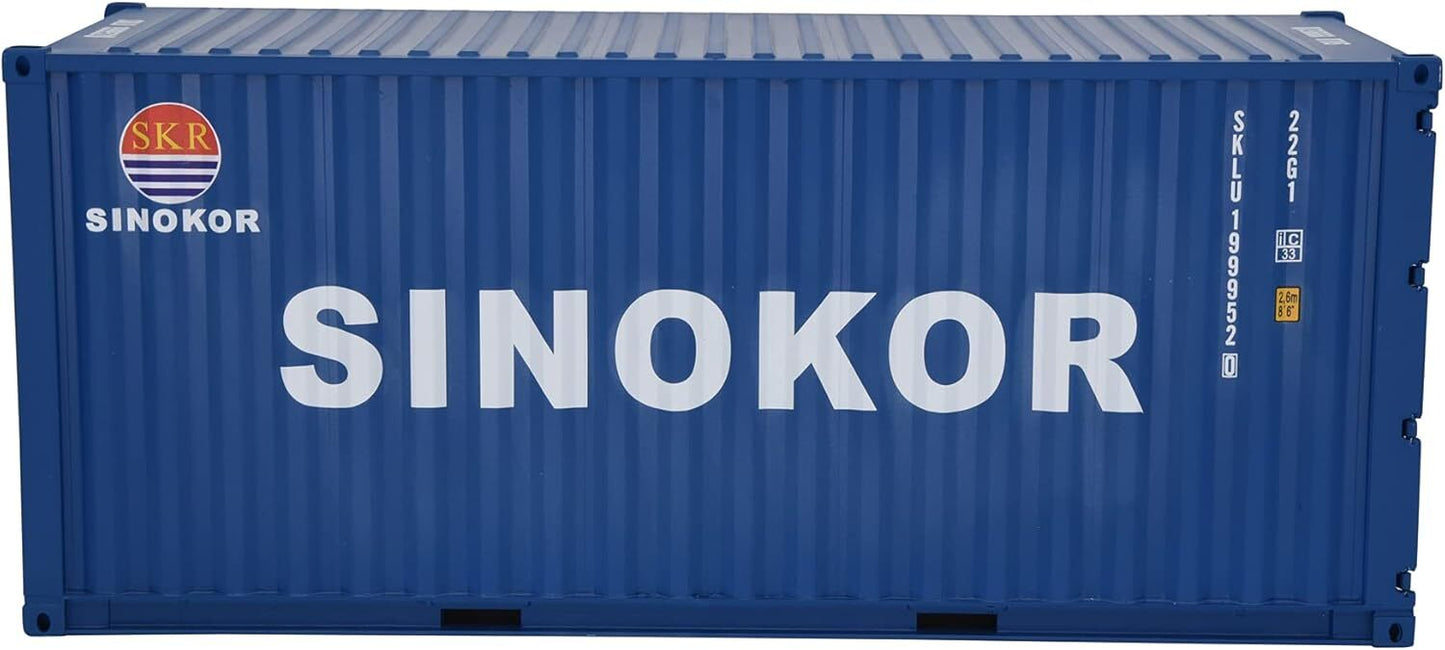 1:20 SINOKOR 20GP Shipping Container Model Abs Resin Toy Home Decoration Gift