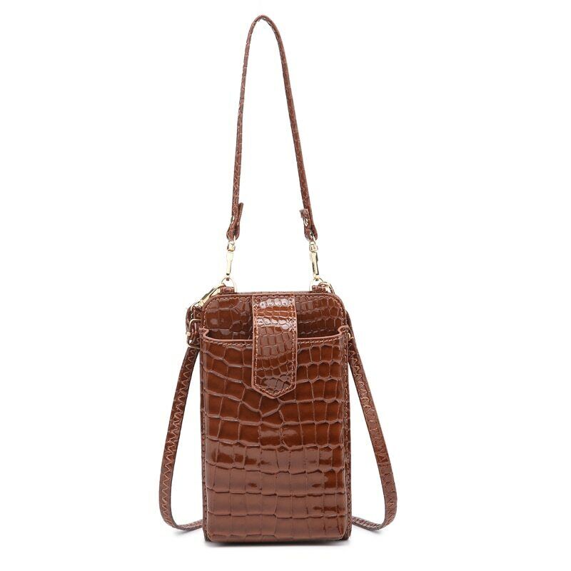 New Crossbody Bag Leather Strap Purse Clutch Bags Phone Bag Mutifunction Wallet