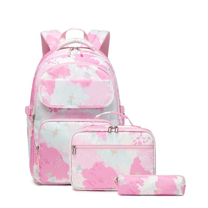 School Backpack 3 Pcs/Set Waterproof Schoolbag Satchel Pencil Bags Bookbag 1 PC