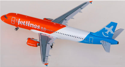 1:400 C Model Canada Jetlines Airbus A320 Passenger Airplane Diecast Model
