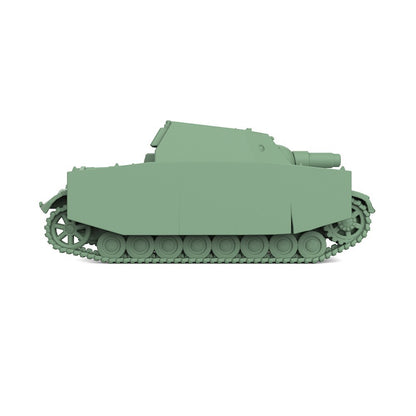 SS144398 1/144 Military Model Kit German BRUMMBÄR Self-Propelled Anti-Tank Gun