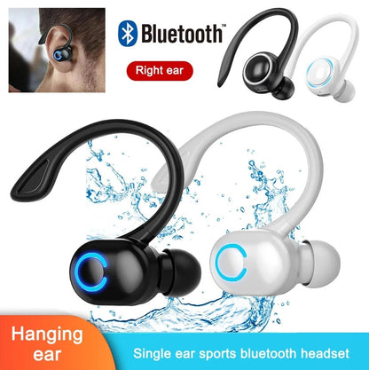 Bluetooth 5.2 Wireless Headset Driving Trucker Earbuds Noise Cancelling Earpiece