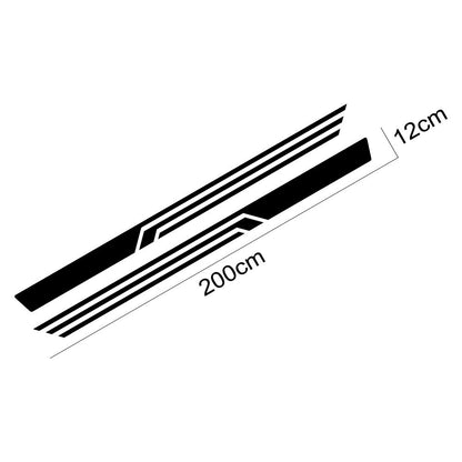 Graphics Side Skirt Stripe Car Sticker For Nissan Titan Racing Sport Vinyl Decal