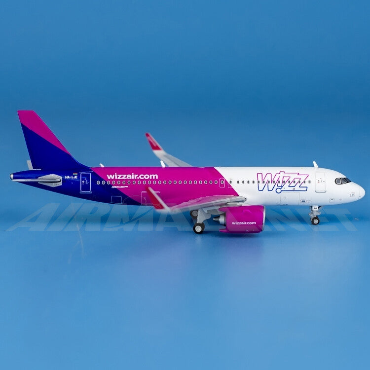 1:400 JC Wings Wizz Air Airbus A320neo Passenger Diecast Aircraft Model
