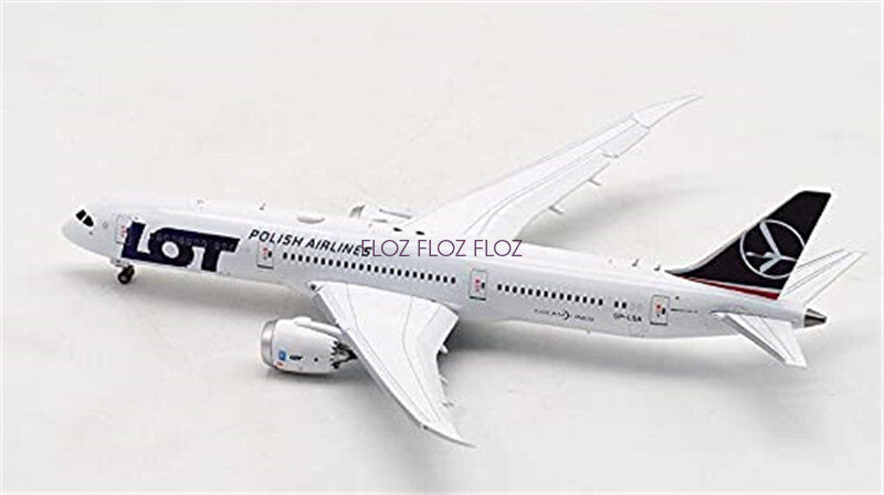JC Wings LOT POLISH AIRLINES for BOEING 787-9 SP-LSA FLAPS DOWN 1/400 model